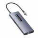 BlitzWolf BW-NEW-TH8 USB Hub 10 w 1: 1x HDMI 4K@60HZ, 5x USB 3.0, 1x RJ45, Power Delivery: 100 W, czytnik kart SD/TF