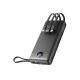 Power bank Veger C20 - 20000mAh - wbudowany, 4 kable, wskaźnik ładowania LED, moc ładowania 4x 2A